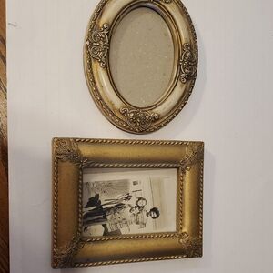 Vintage Gold Picture Frames Set
